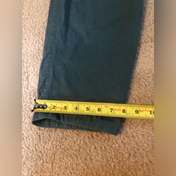 BODY EQUIP Pants Mens 34 x 32  Green Cotton With 3 Pockets Straight Leg - Picture 6 of 8